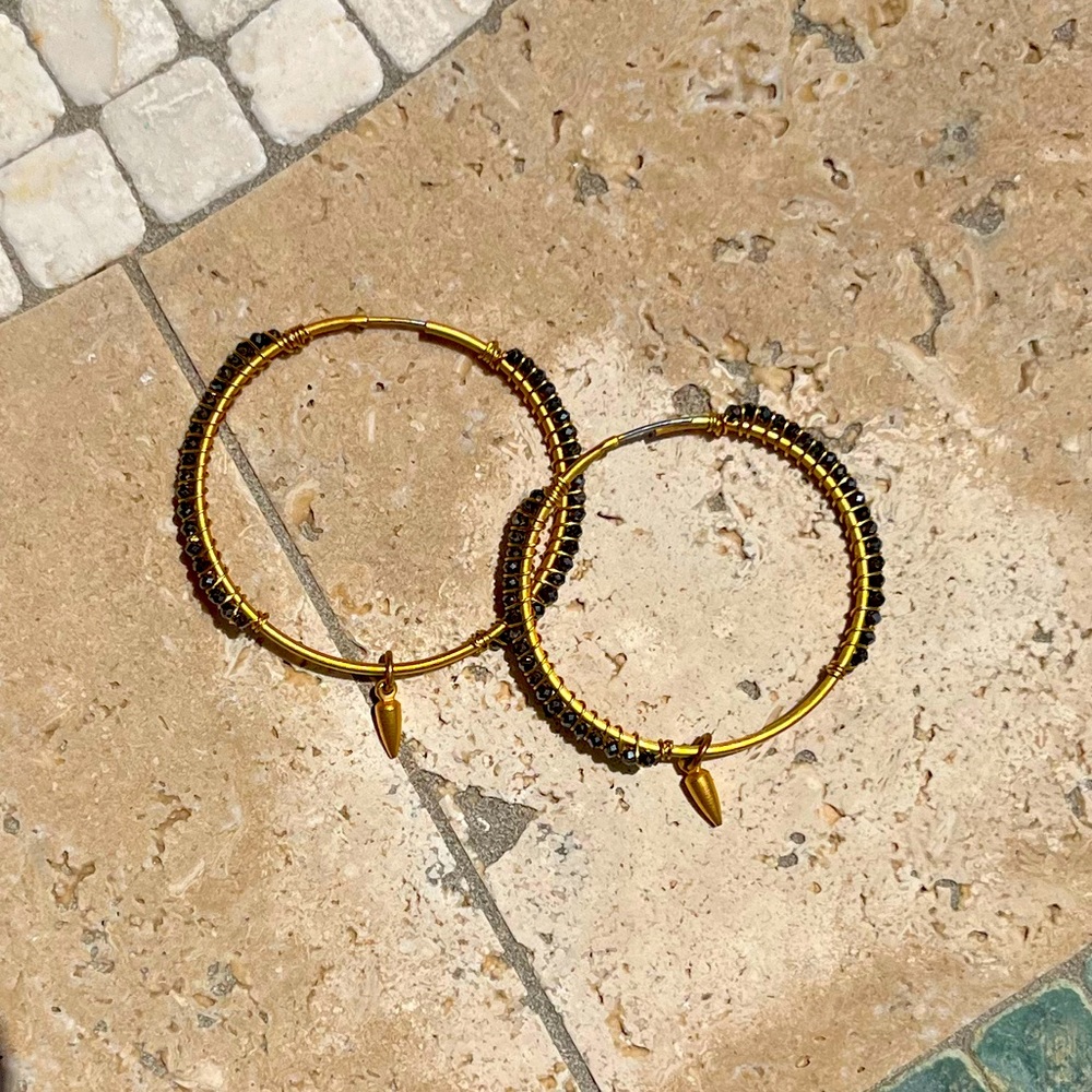 Catherine Page gold hoops